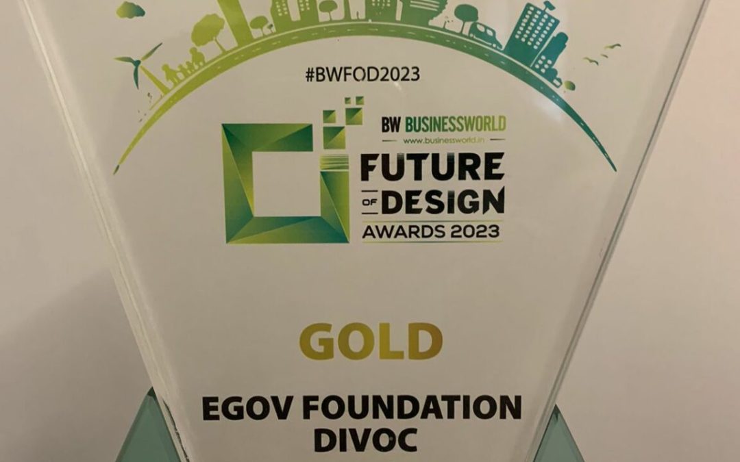DIVOC wins “Gold” in Technology category at Future of Design Awards 2023